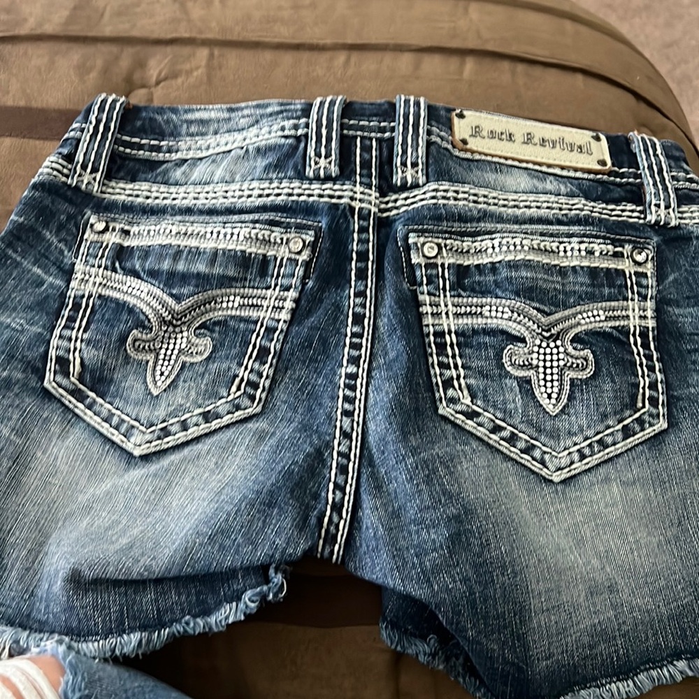 These rock revival shorts were only worn two times
